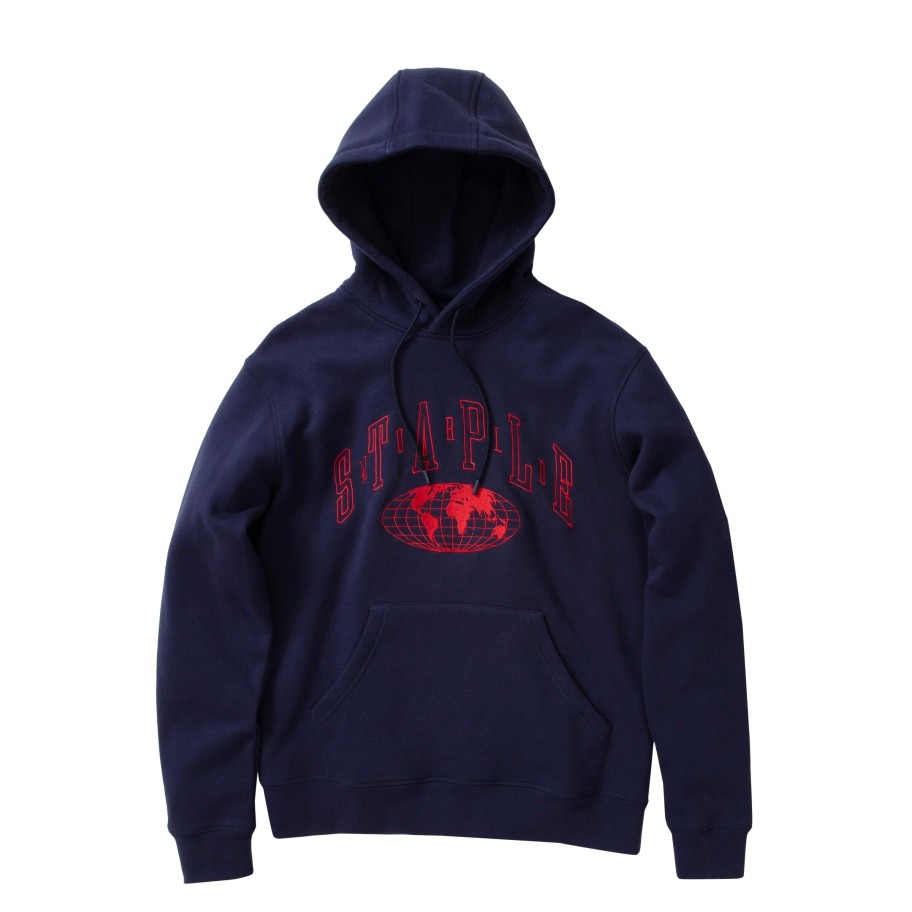 Hoodies & Sweatshirts Staple Pigeon | Staple World Hoodie Navy — Richiejan